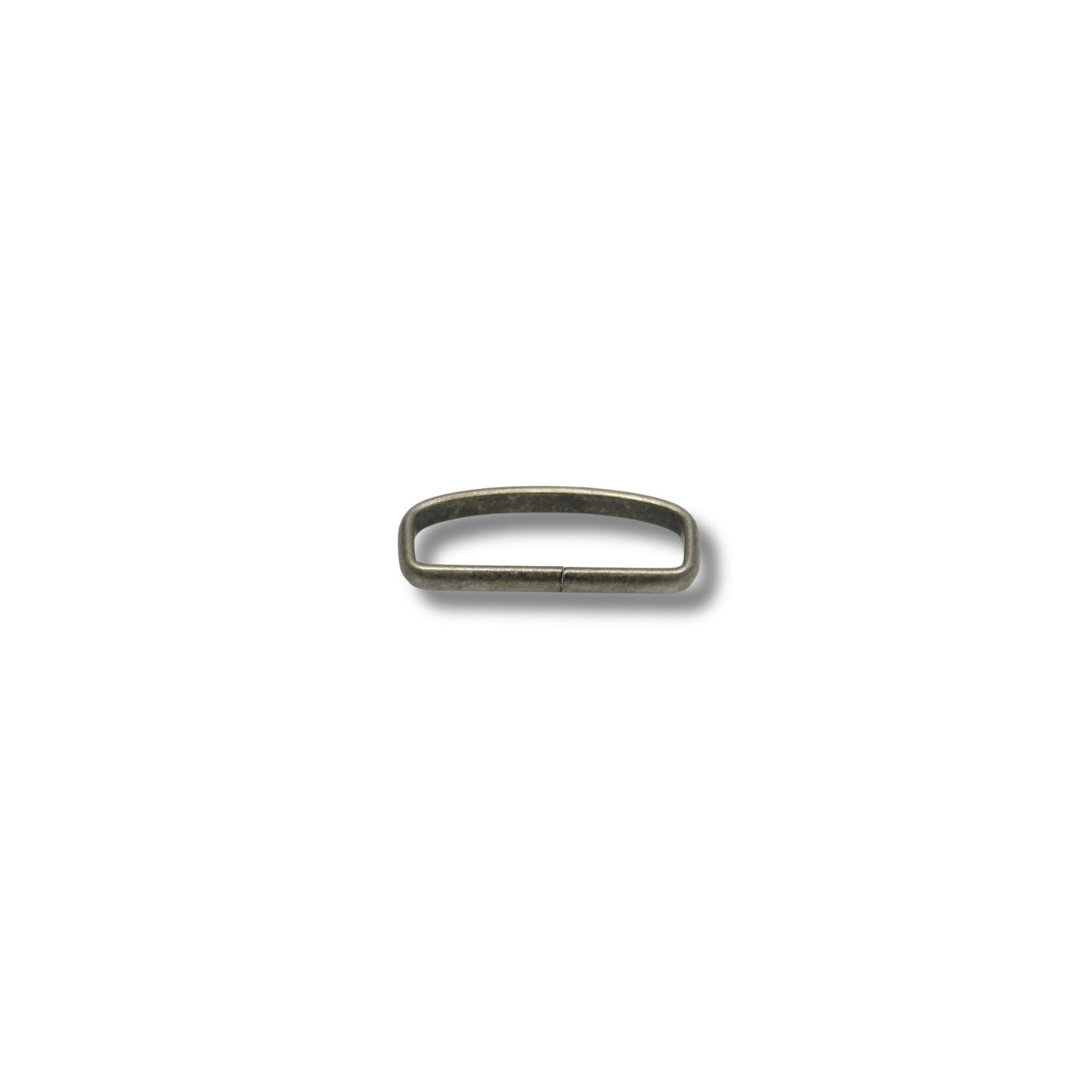 Passant ongelast 30 mm oud nikkel