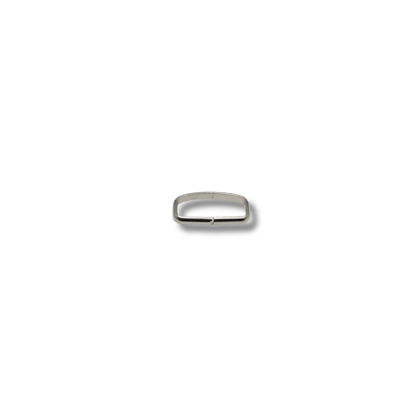 Passant ongelast 20 mm nikkel