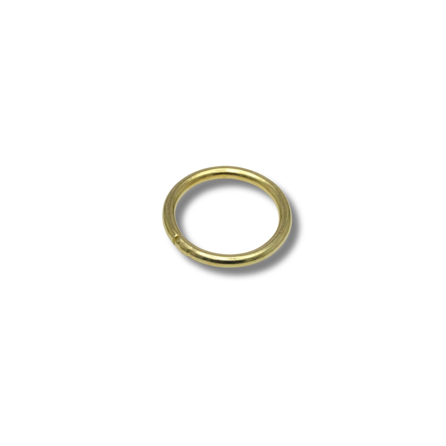 Ring ongelast goud 30 mm