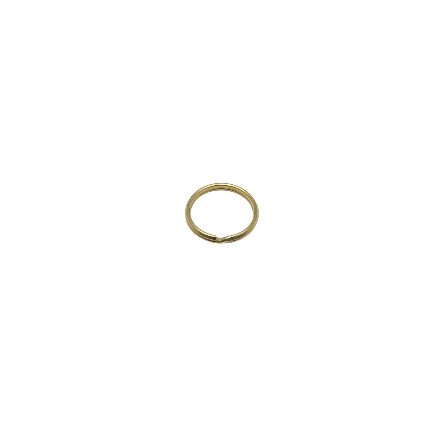 Sleutelring goud 16 mm