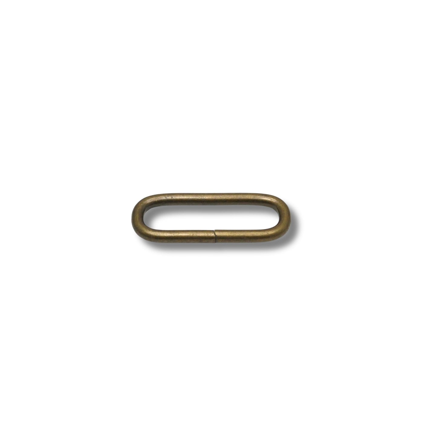 Ring ovaal ongelast oud goud 40mm