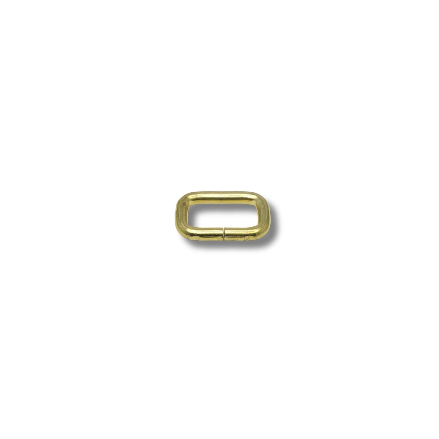 Ring rechthoek ongelast goud 20mm