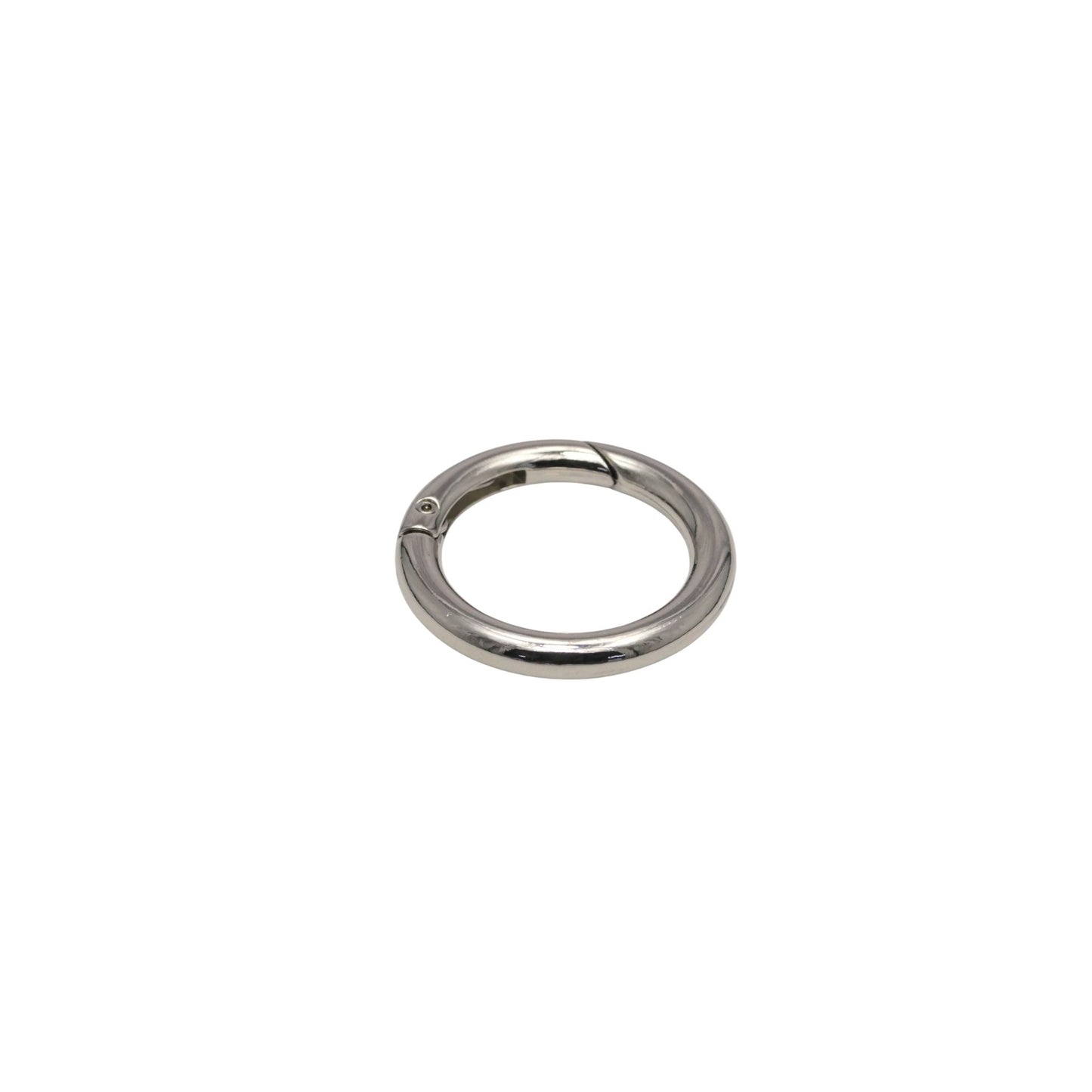Musqueton Ring nikkel, binnenmaat 30 mm