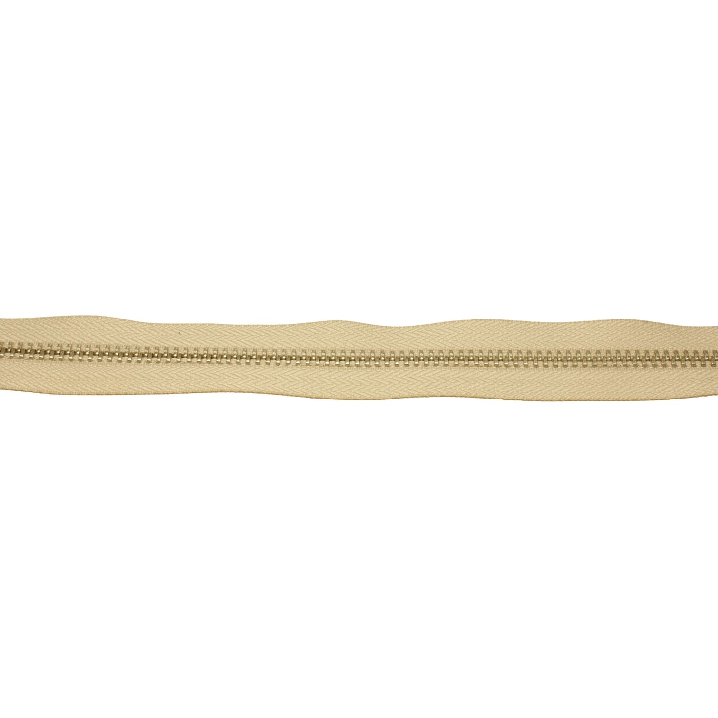 Rits YKK 5mm creme/nikkel