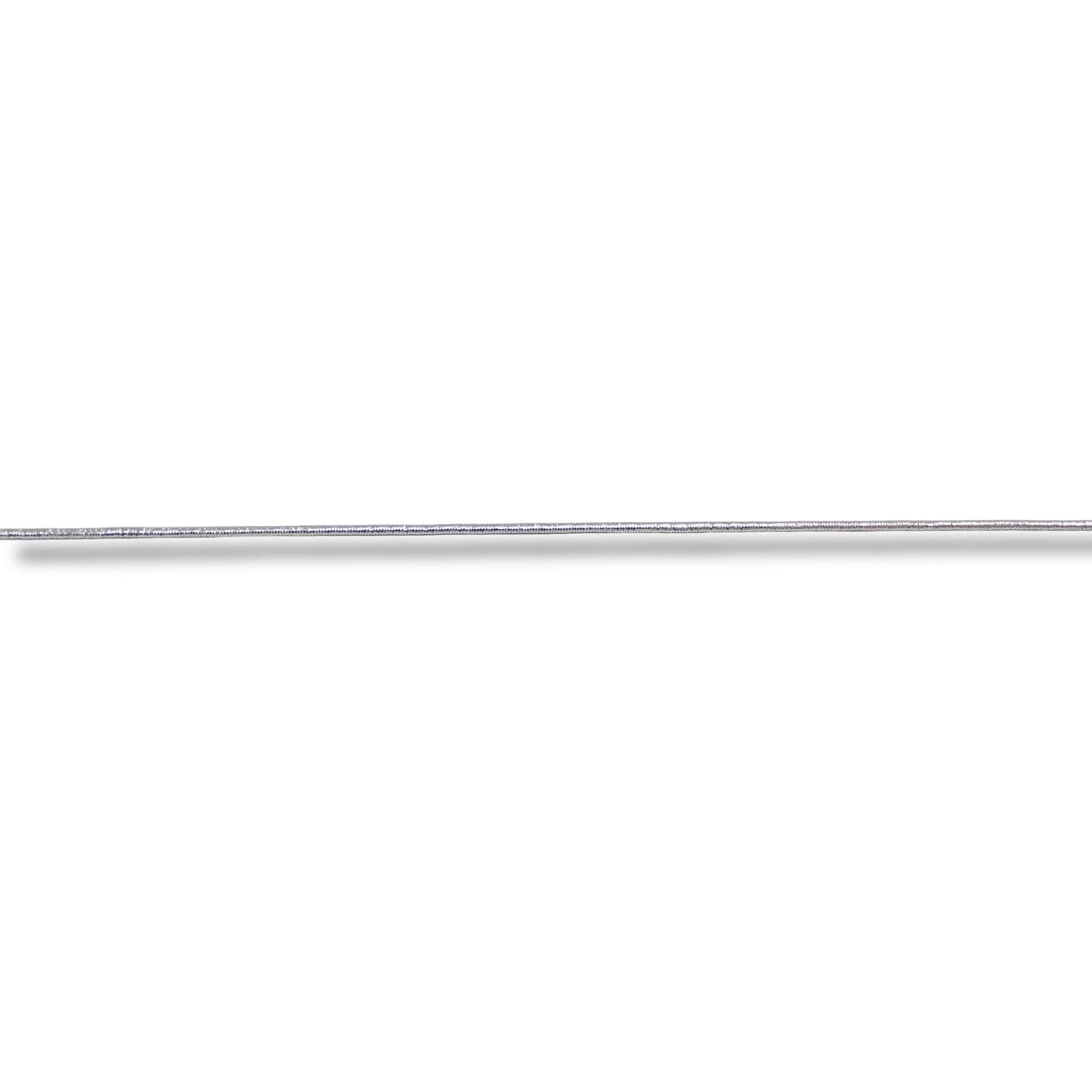 Elastiek zilverkleurig 2mm