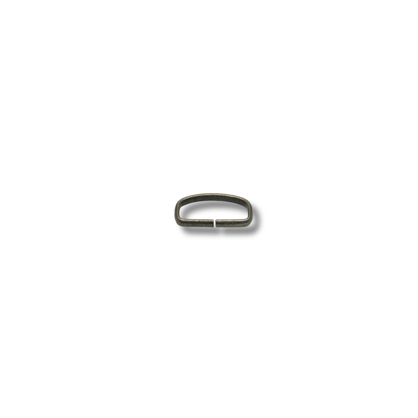 Passant ongelast 20 mm oud nikkel