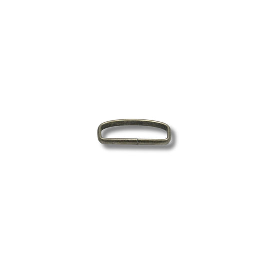Passant ongelast 30 mm oud nikkel