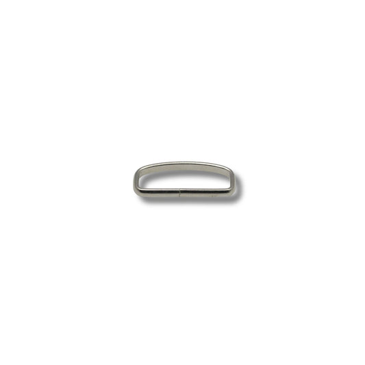 Passant ongelast 30 mm nikkel