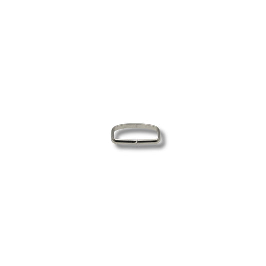 Passant ongelast 20 mm nikkel