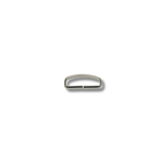 Passant ongelast 25 mm nikkel