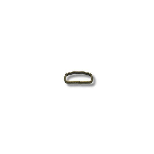 Passant ongelast 20 mm oud goud