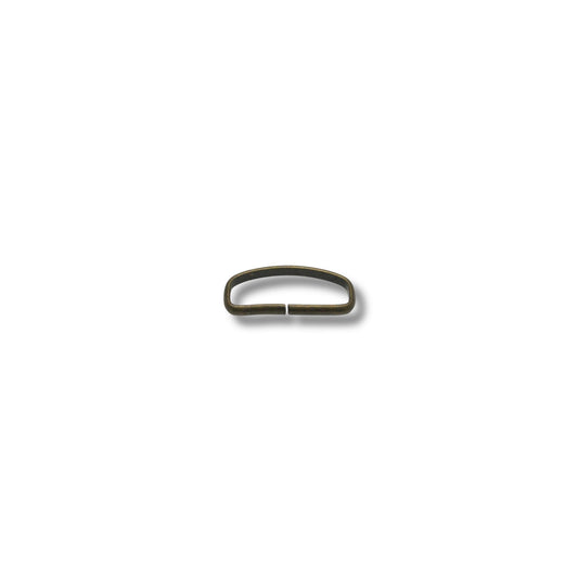 Passant ongelast 25 mm oud goud