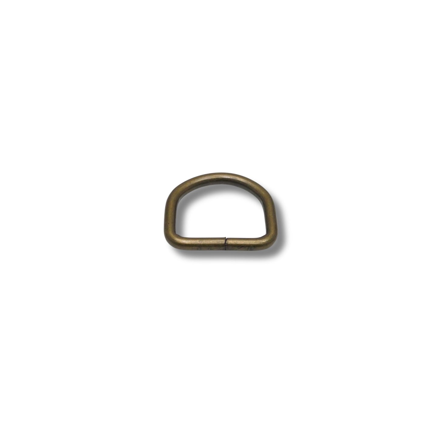 D-ring gelast oud goud 30mm