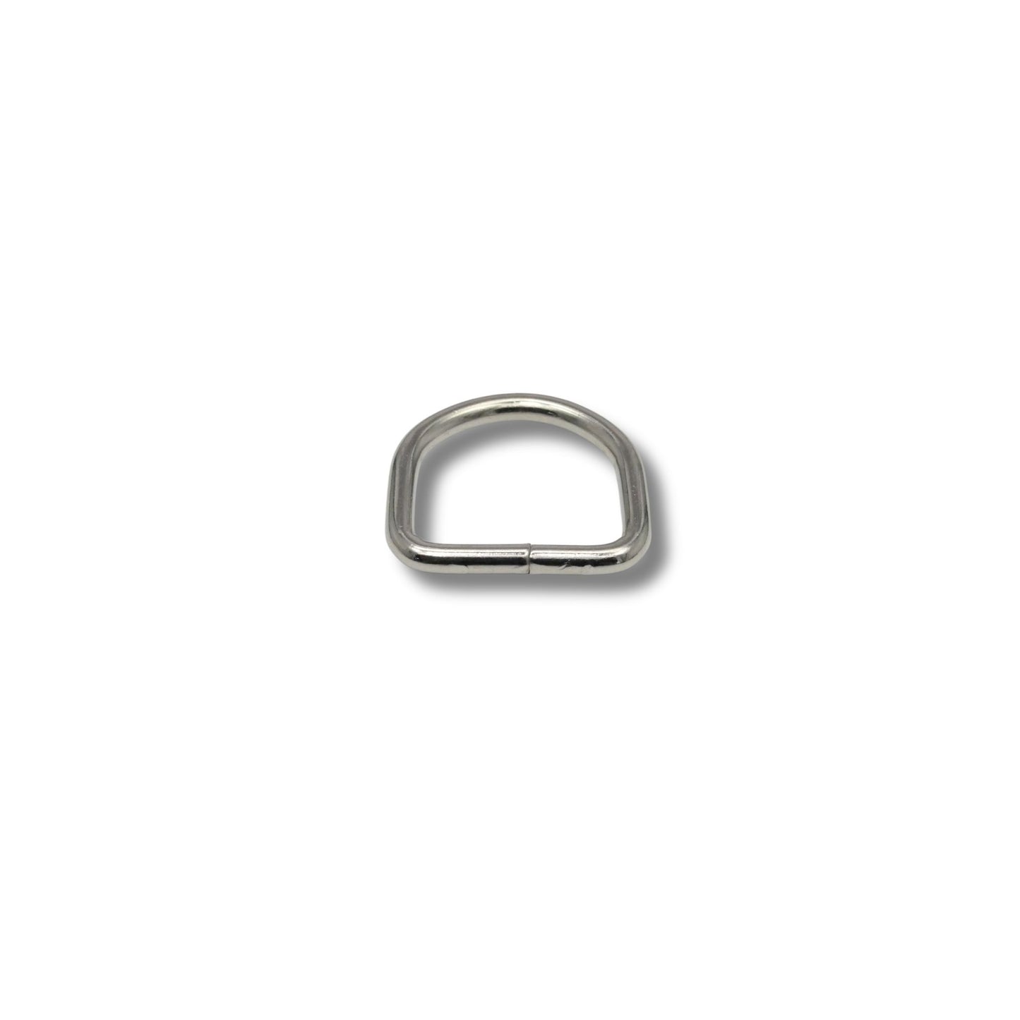 D-ring gelast nikkel 30mm