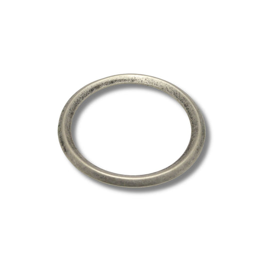 Ring gelast mat nikkel 65 mm