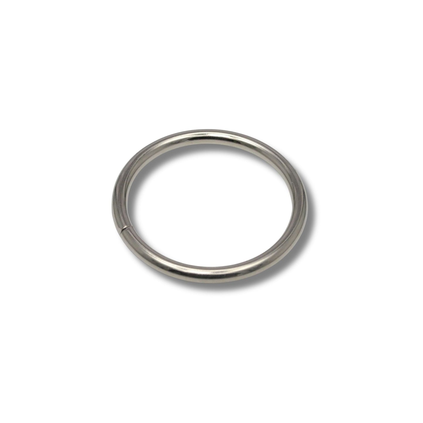 Ring ongelast nikkel 50 mm