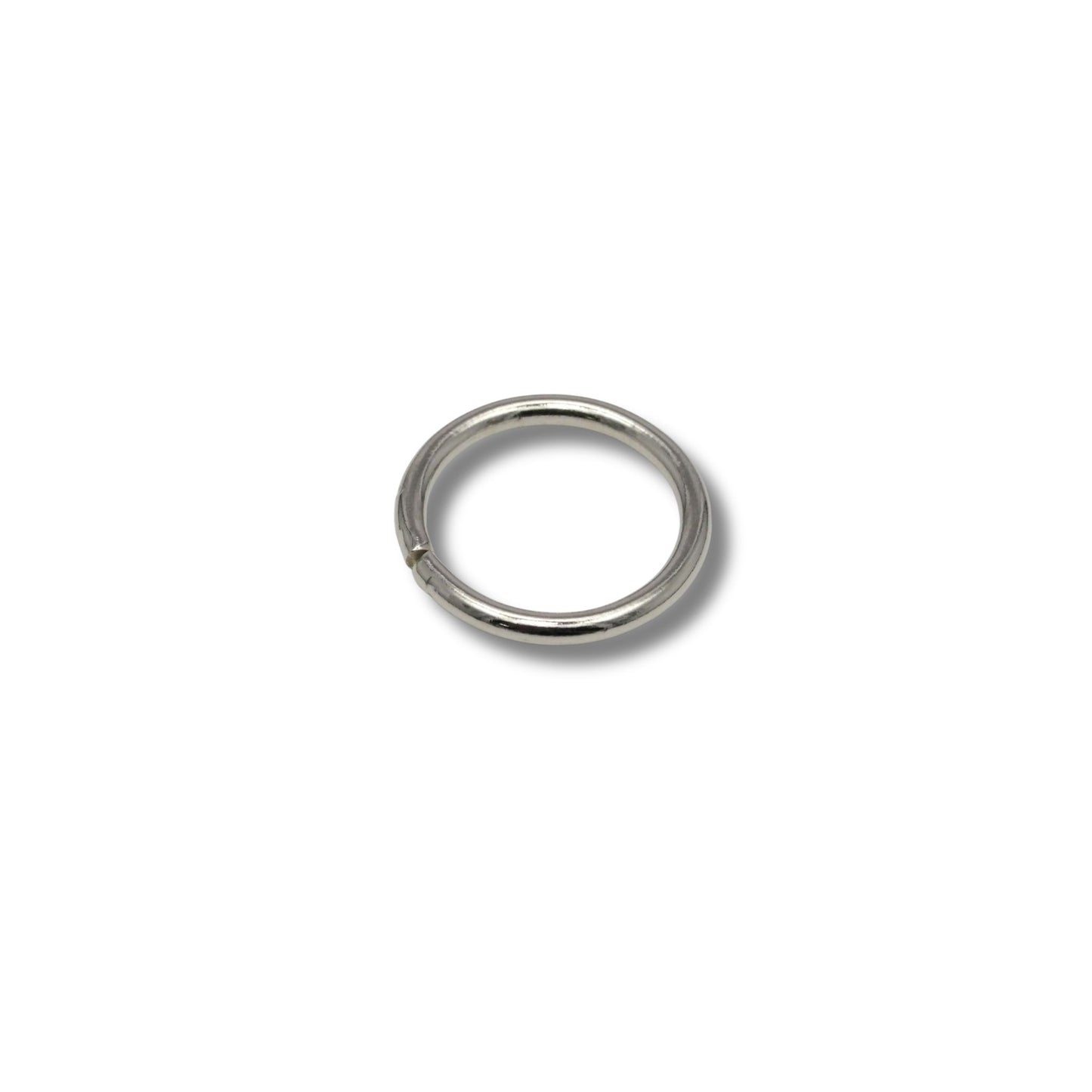 Ring ongelast nikkel 30 mm