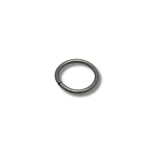 Ring ongelast oud nikkel 30 mm
