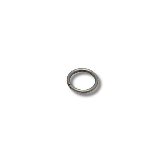 Ring ongelast oud nikkel 20 mm