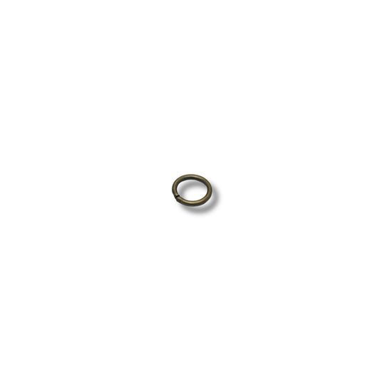 Ring ongelast oud goud 10 mm
