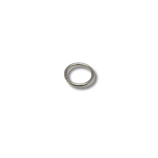 Ring ongelast nikkel 20 mm