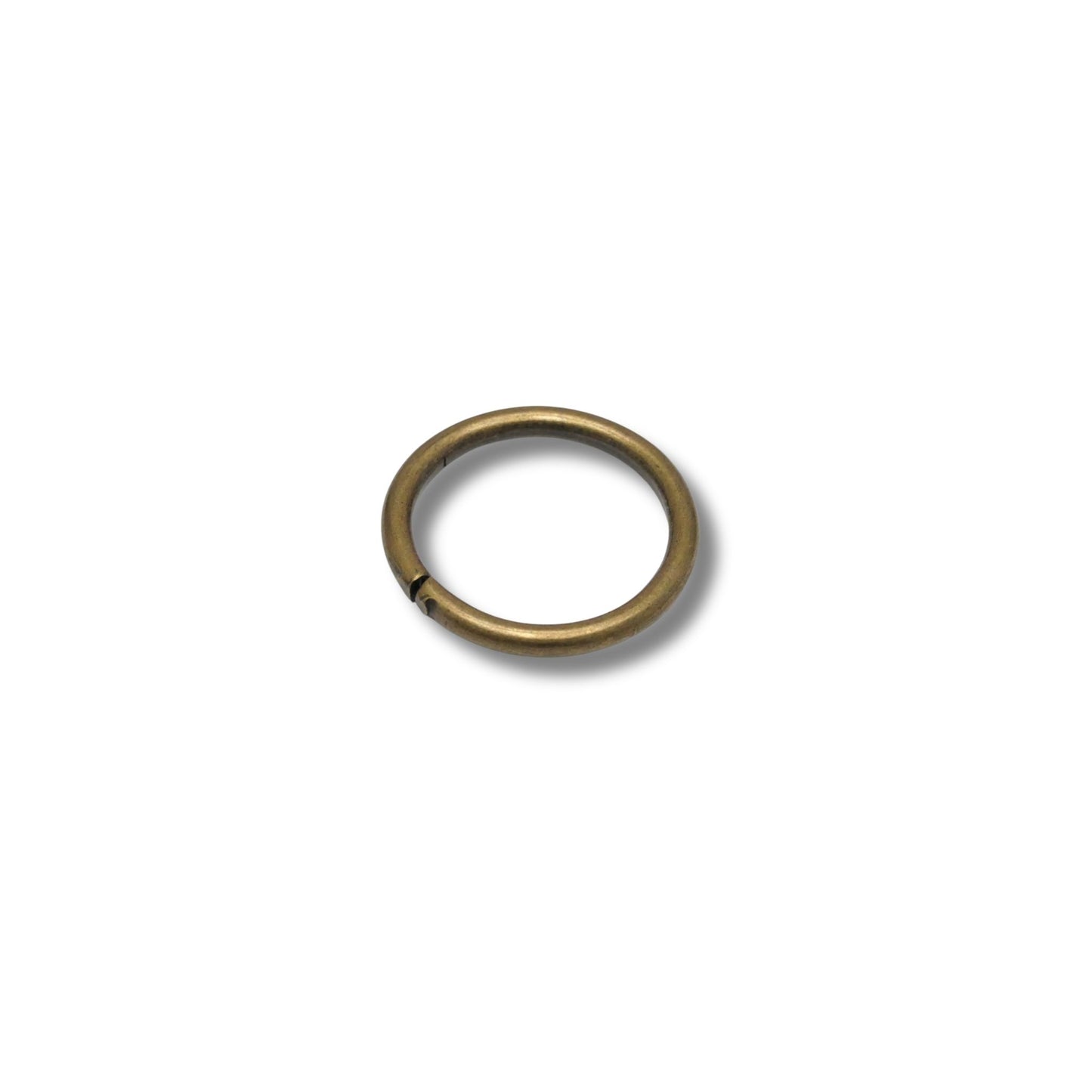 Ring ongelast oud goud 30 mm