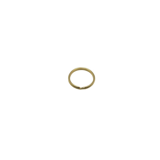 Sleutelring goud 16 mm