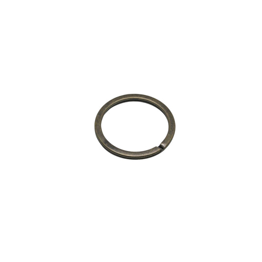 Sleutelring plat oud goud 30 mm