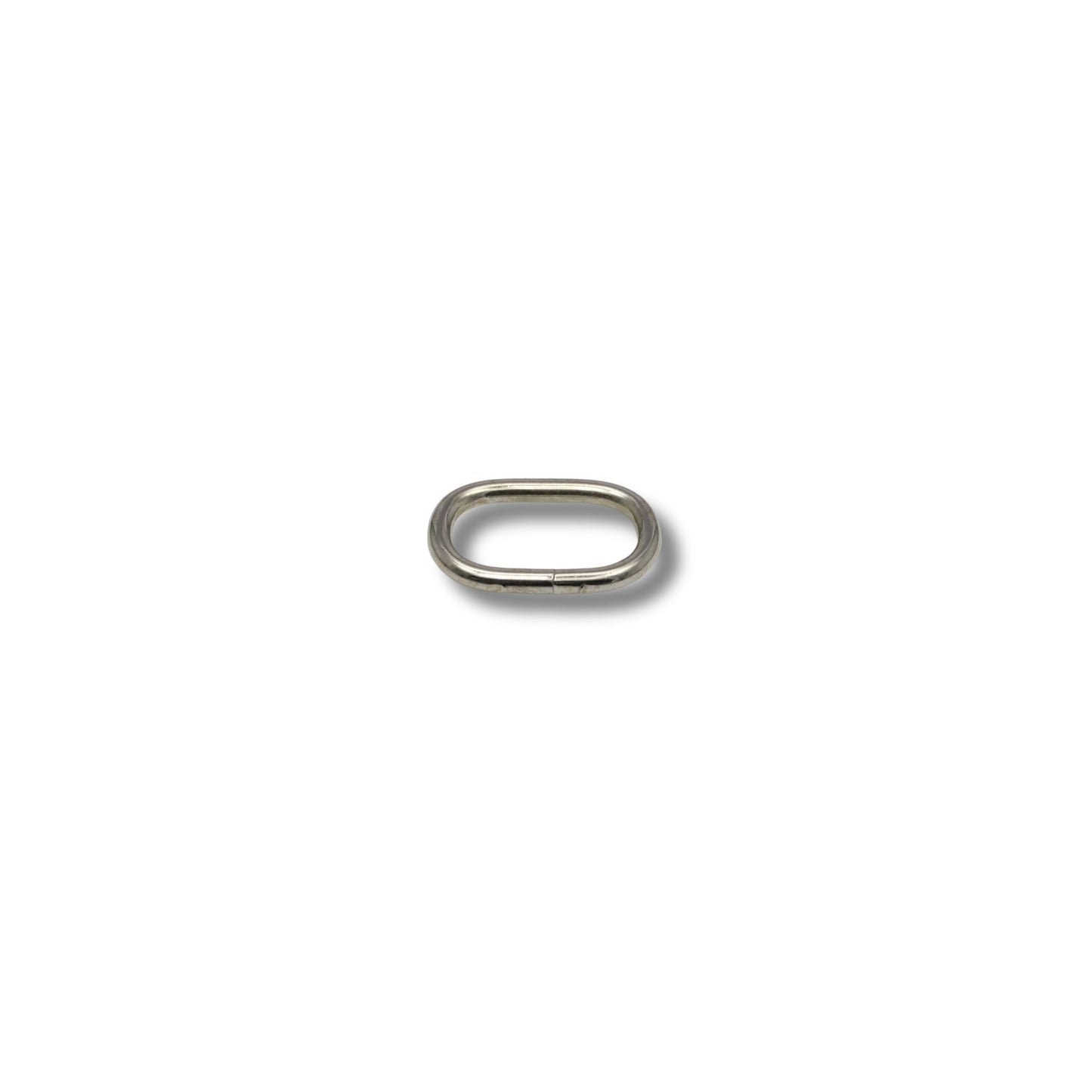 Ring ovaal ongelast nikkel 20mm