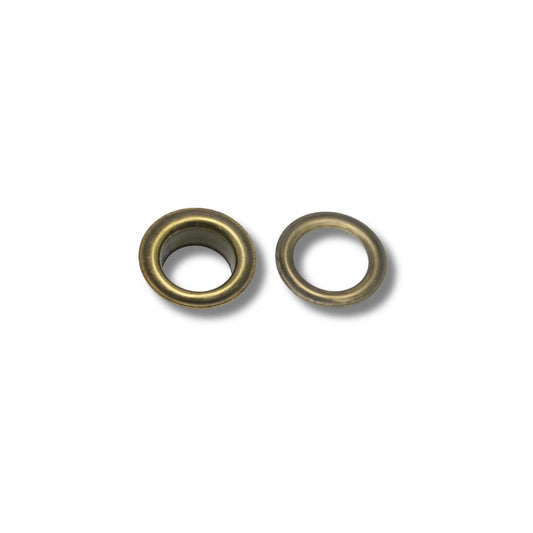 Zeilring oud goud 15mm (10)