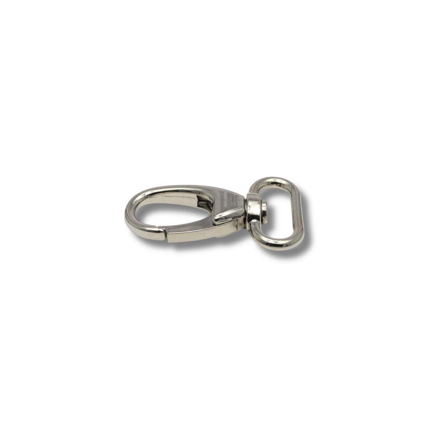 Musqueton nikkel, bandbreedte 25 mm