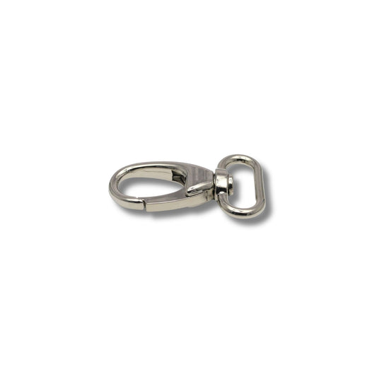Musqueton nikkel, bandbreedte 25 mm