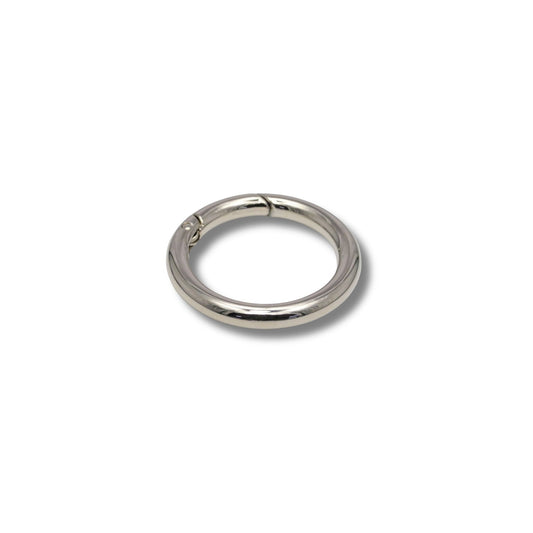 Musqueton Ring nikkel, binnenmaat 40 mm