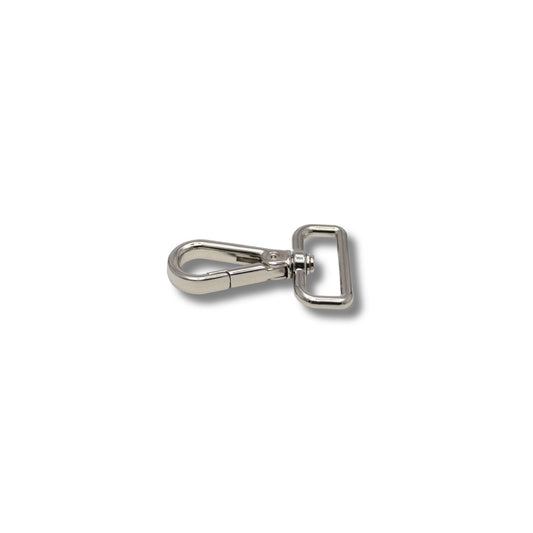 Musqueton nikkel, bandbreedte 25 mm