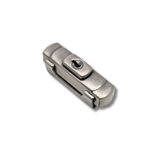 Beugelslot Luxe oud nikkel