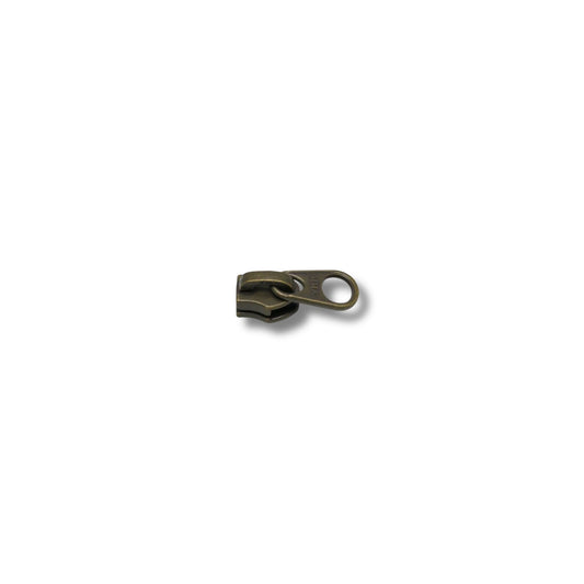 Trekker YKK oud goud voor rits 5mm