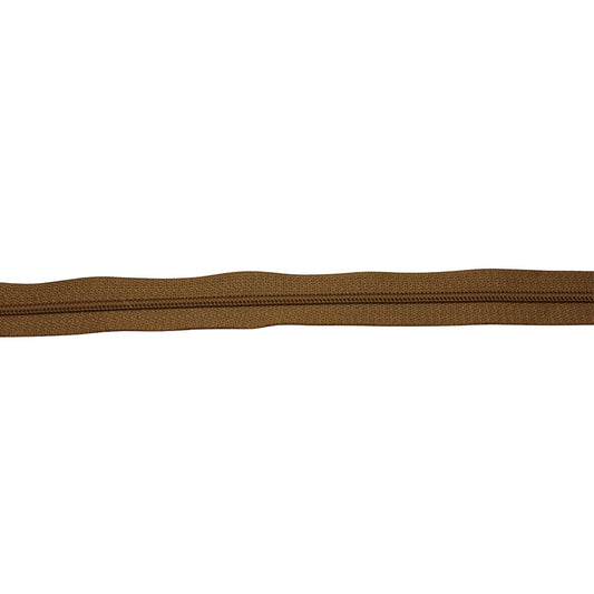 Rits YKK 3mm bruin
