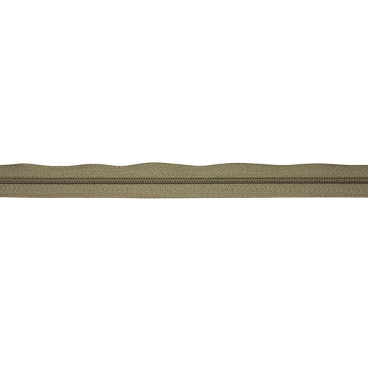 Rits YKK 3mm grijs