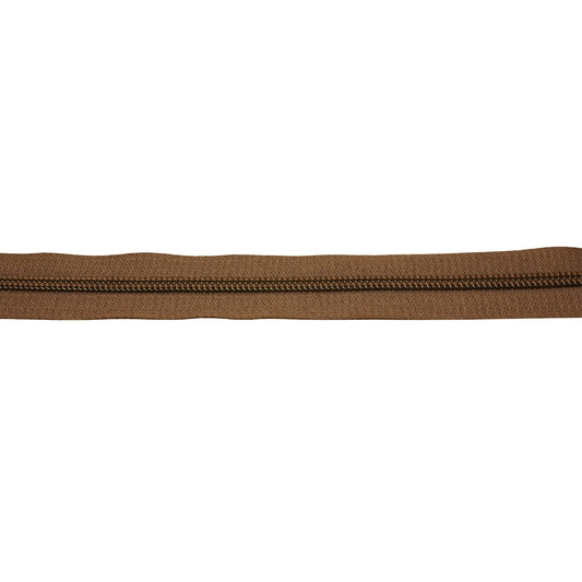 Rits YKK 5mm Donker Bruin