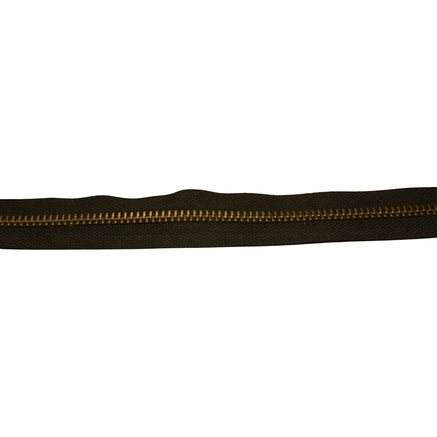 Rits YKK 5mm zwart/oud goud