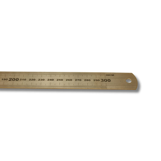 Stalen liniaal 30cm